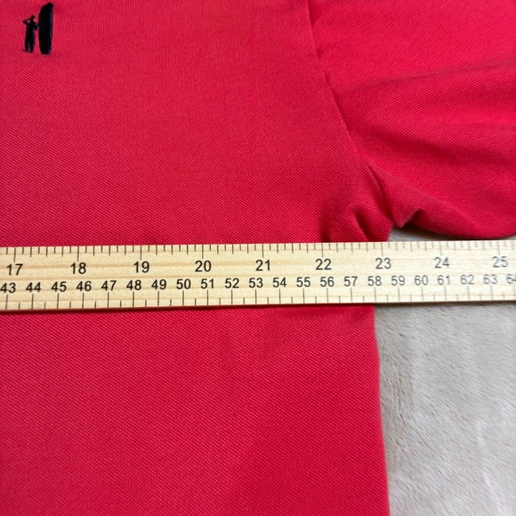 Johnnie-O Prep-Formance Coral Surfer Logo Stretch Polo Shirt Summer Men’s L - Picture 5 of 8
